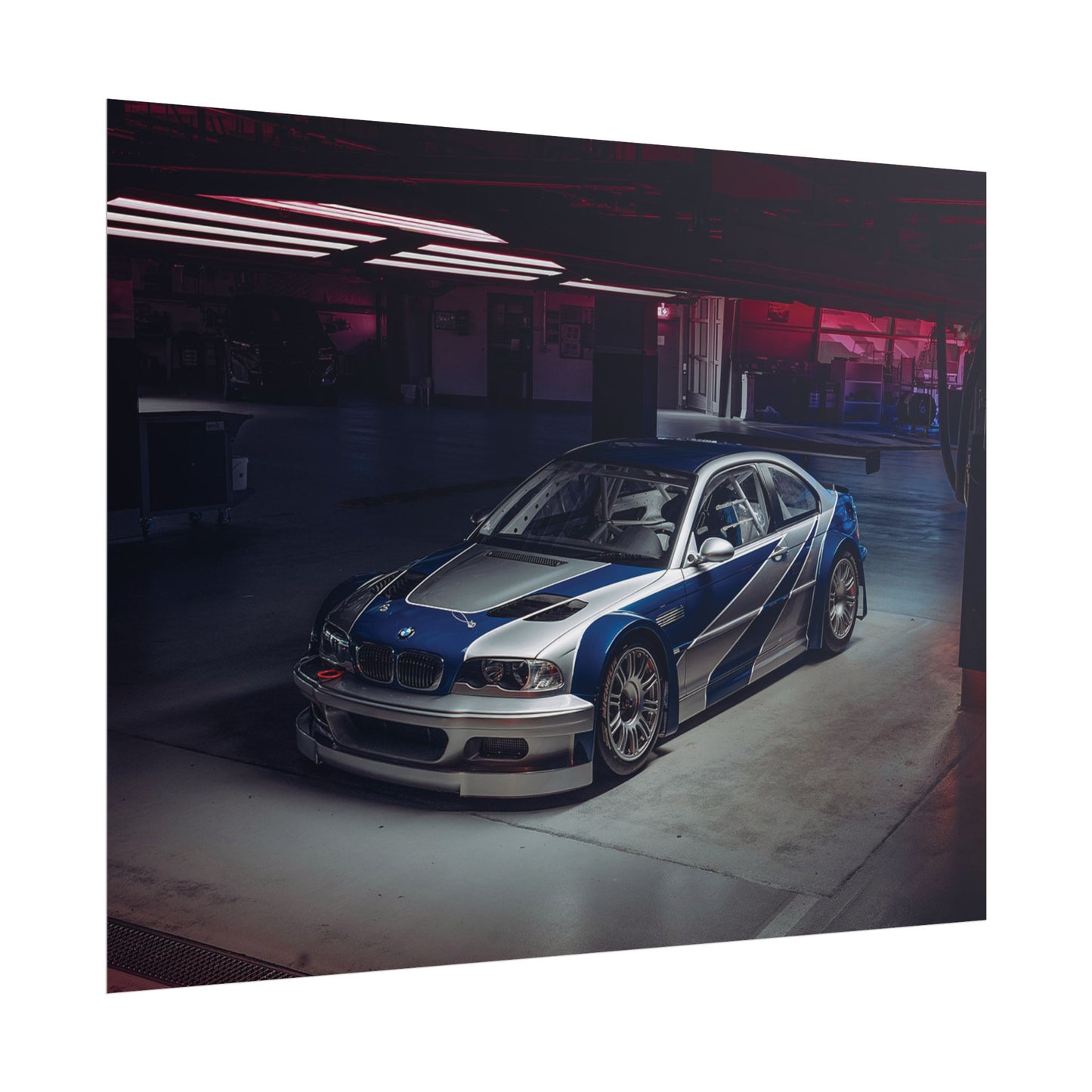 BMW M3 GTR NEED FOR SPEED POSTER