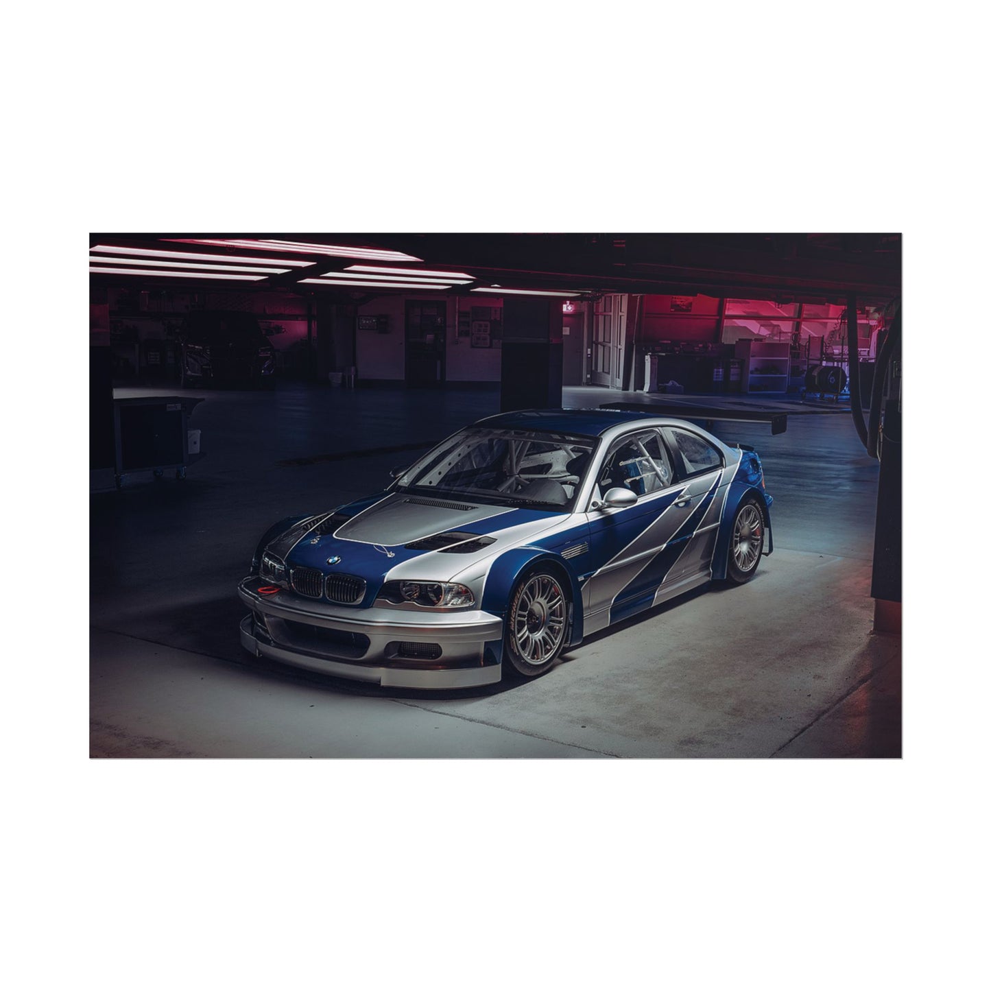 BMW M3 GTR NEED FOR SPEED POSTER