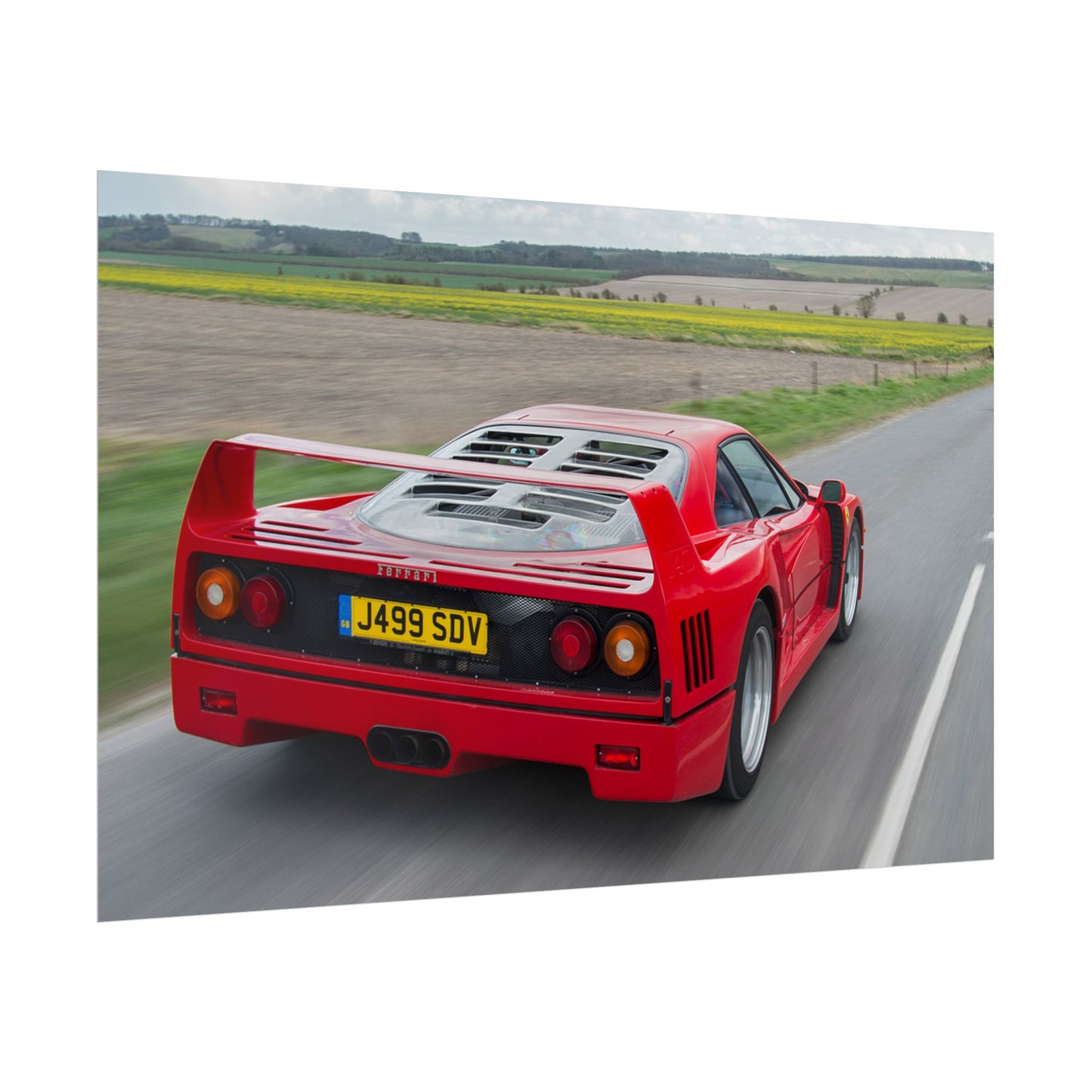 FERRARI F40 POSTER