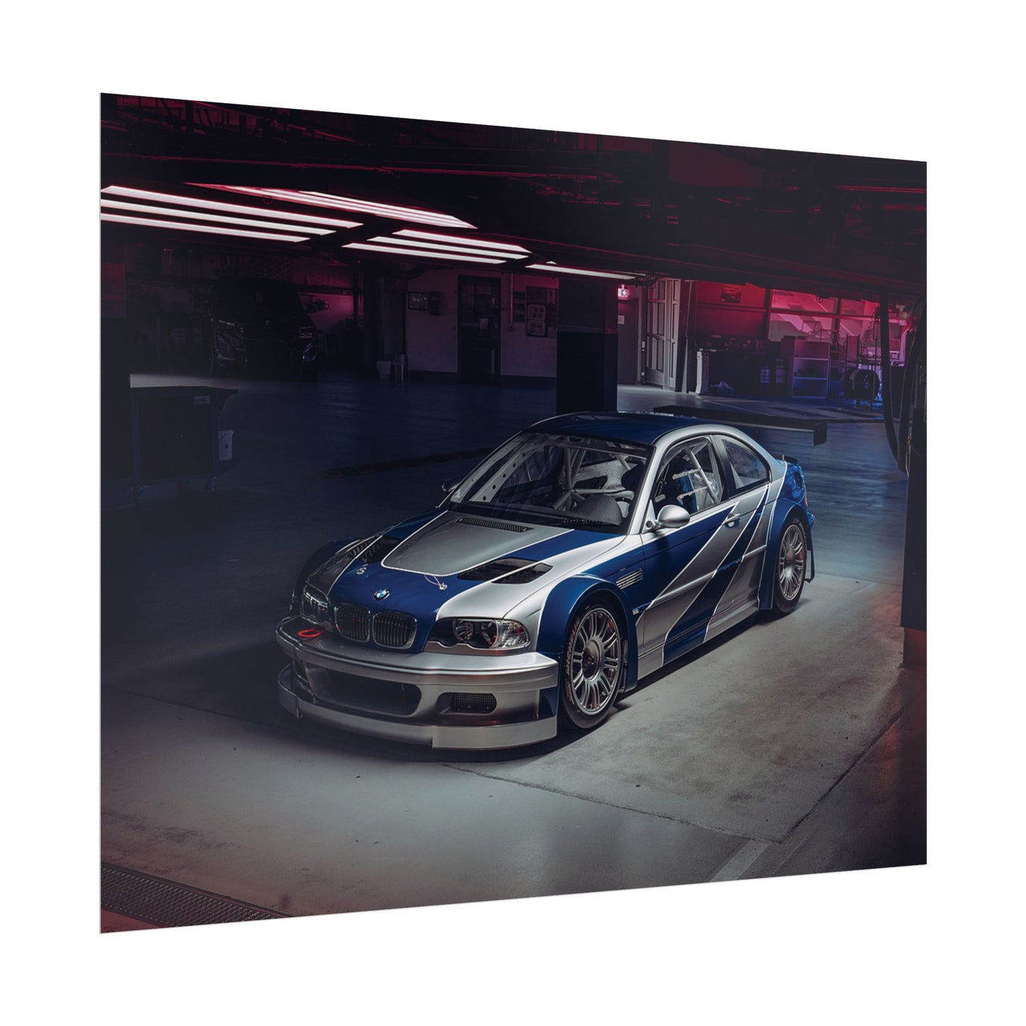 BMW M3 GTR NEED FOR SPEED POSTER