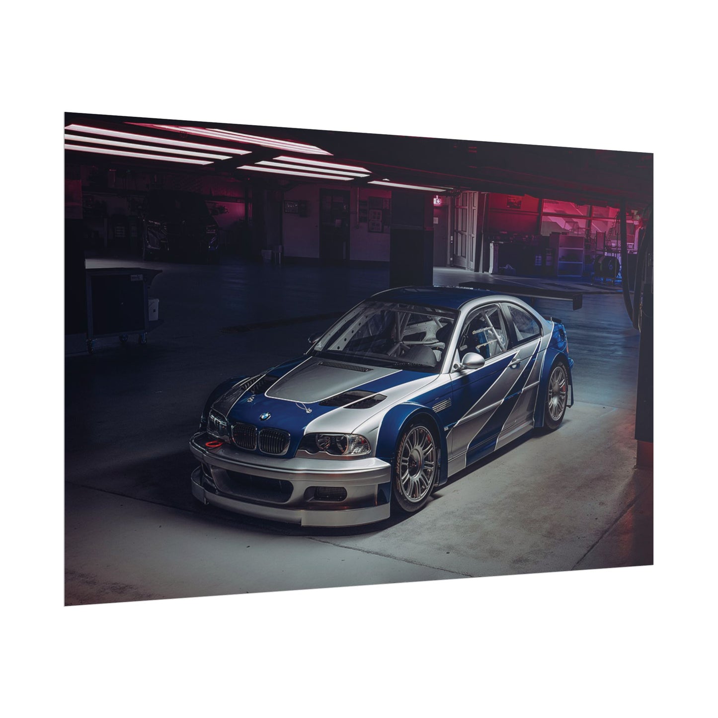 BMW M3 GTR NEED FOR SPEED POSTER