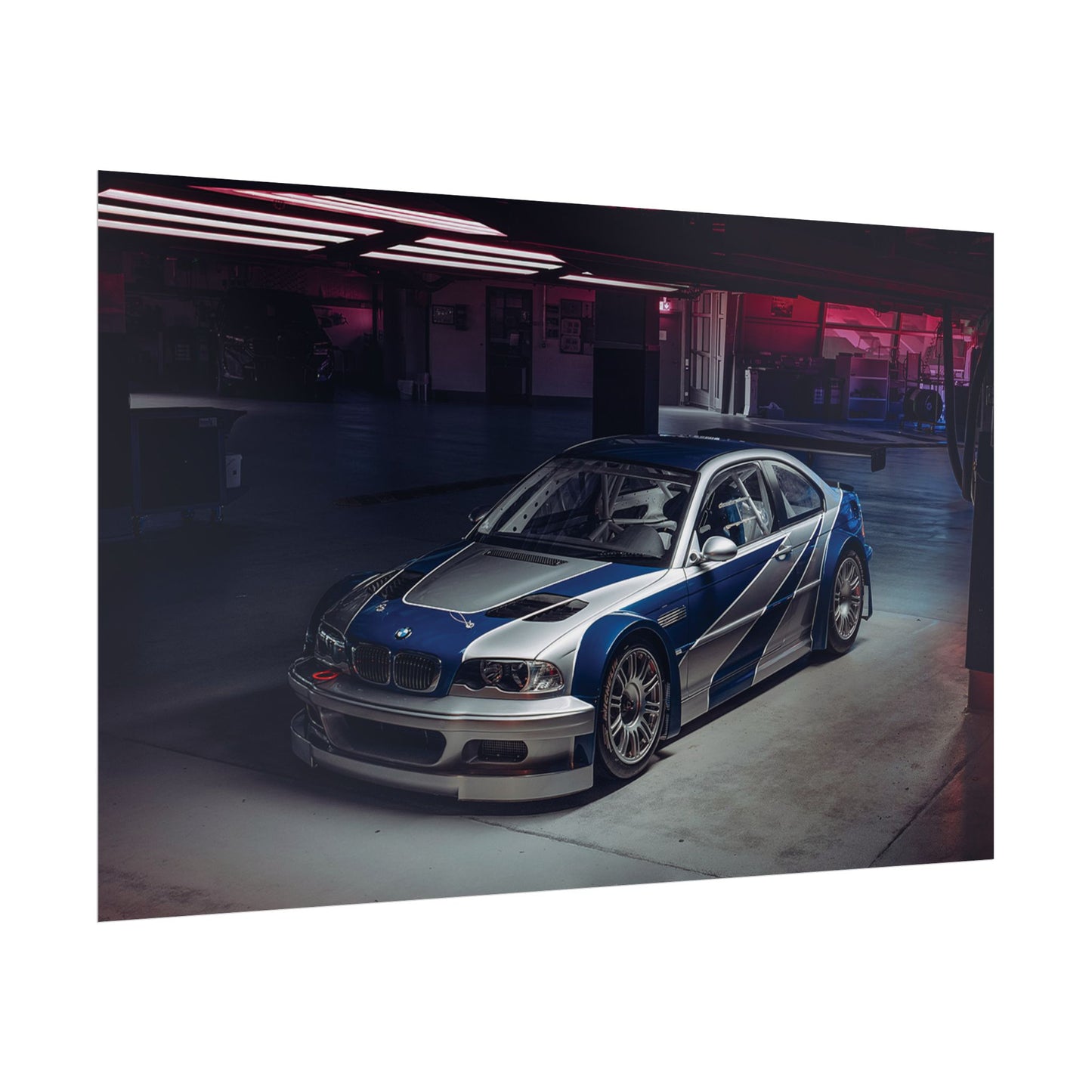 BMW M3 GTR NEED FOR SPEED POSTER