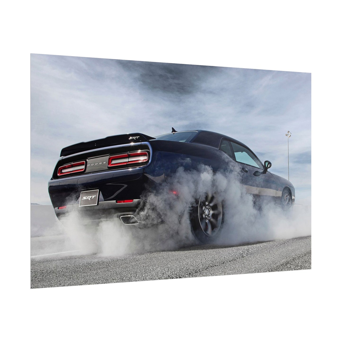DODGE HELLCAT BURNOUT POSTER
