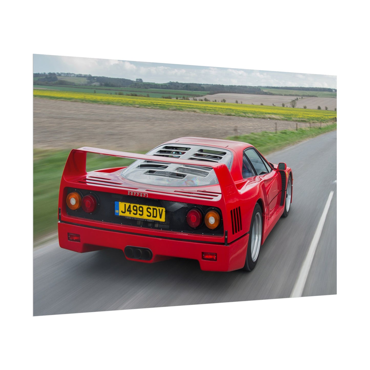 FERRARI F40 POSTER