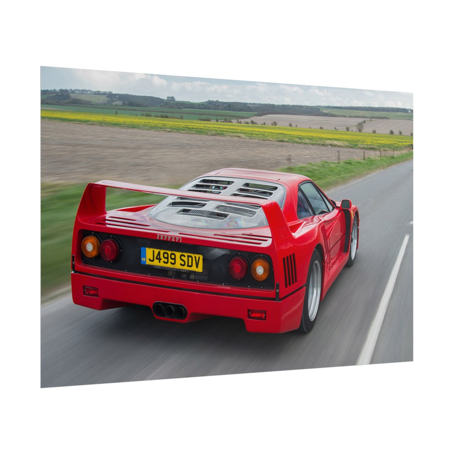 FERRARI F40 POSTER
