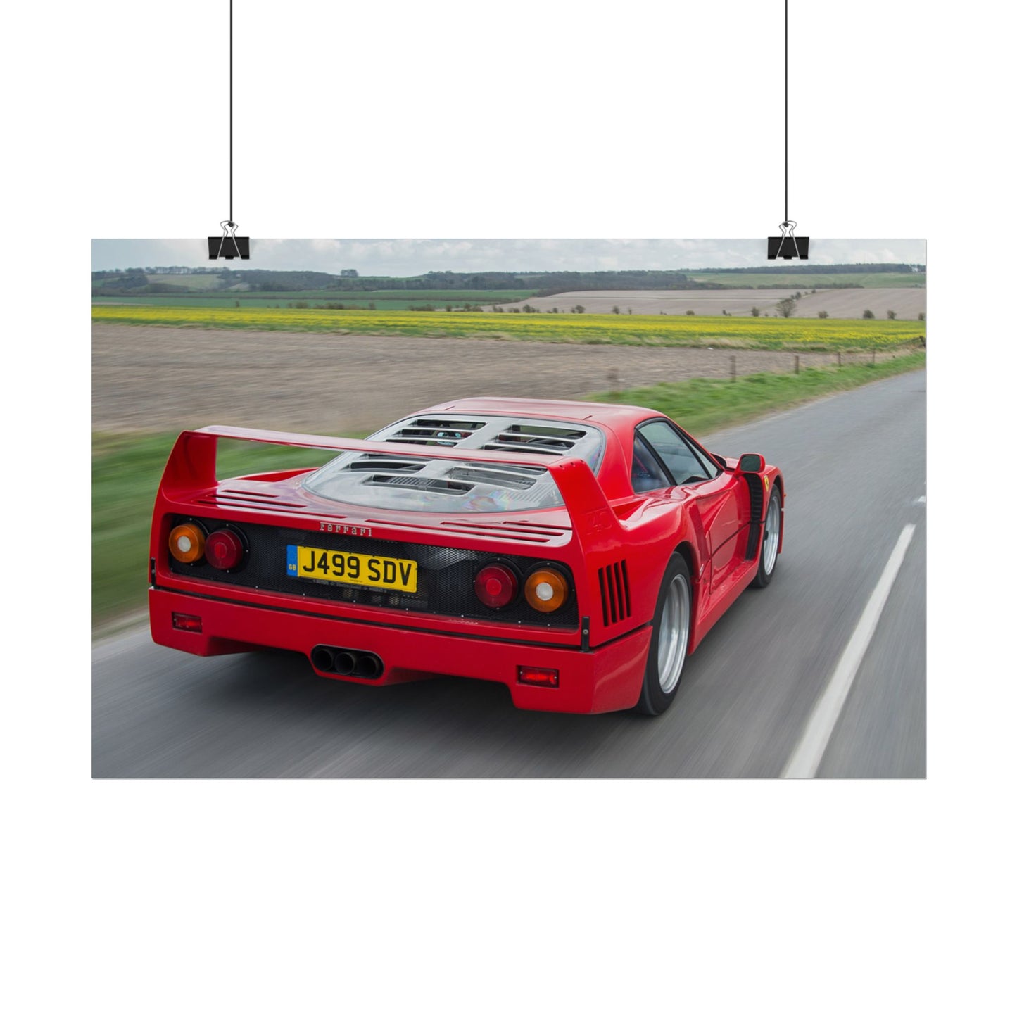 FERRARI F40 POSTER