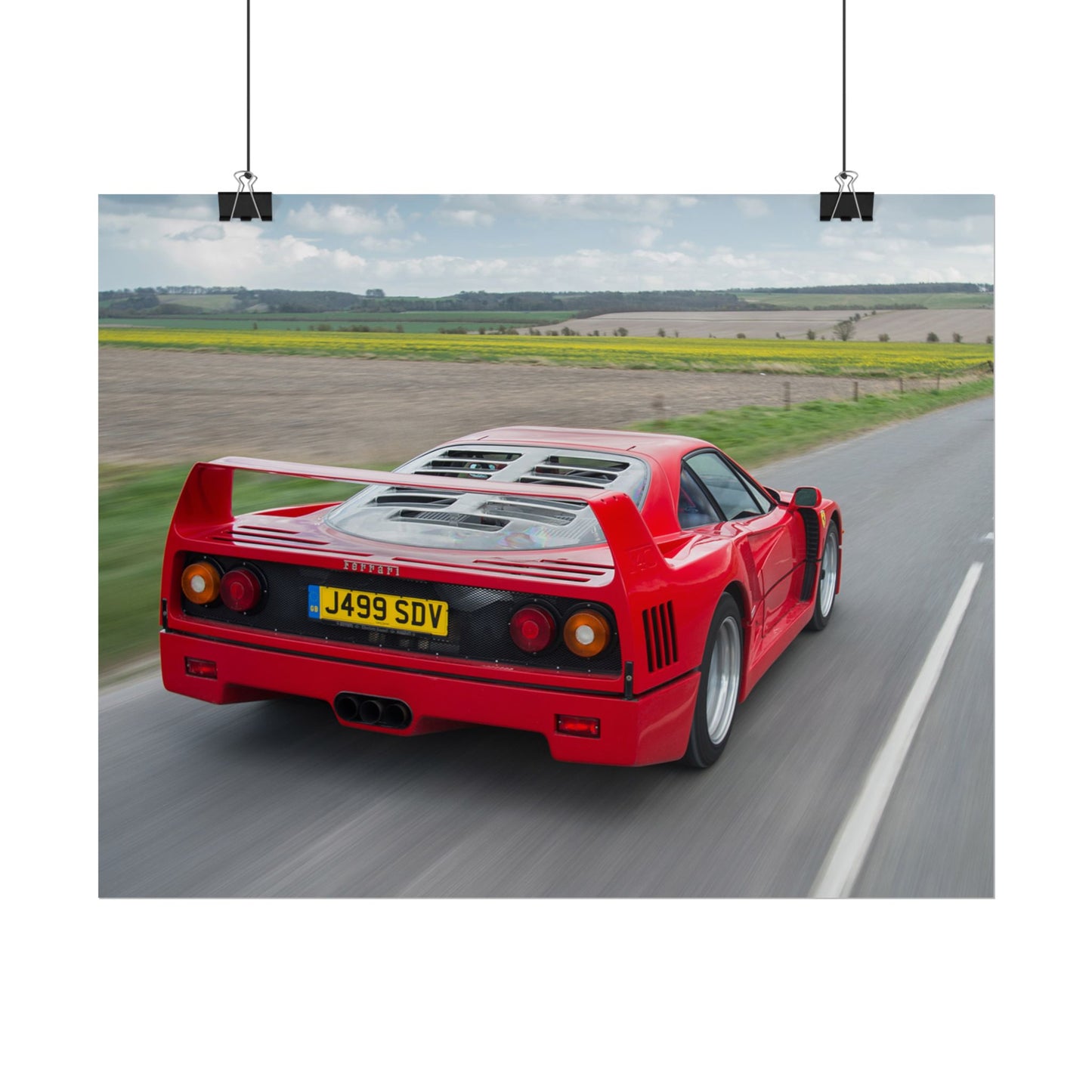 FERRARI F40 POSTER