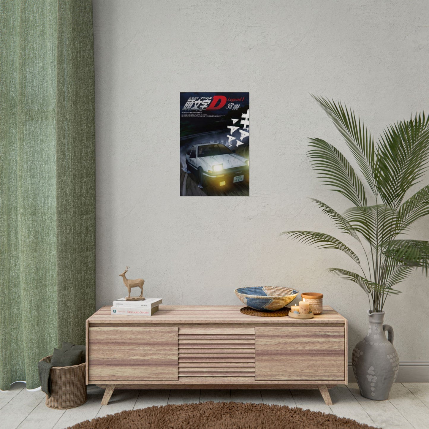Initial D AE86 Trueno Poster
