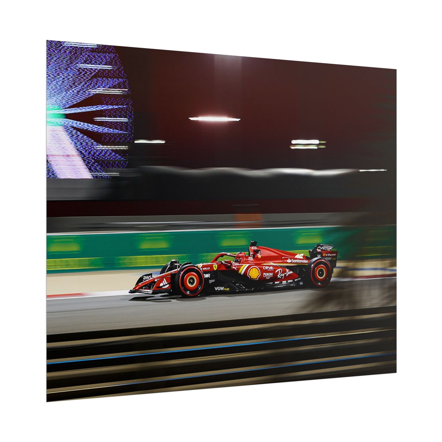 FERRARI F1 POSTER