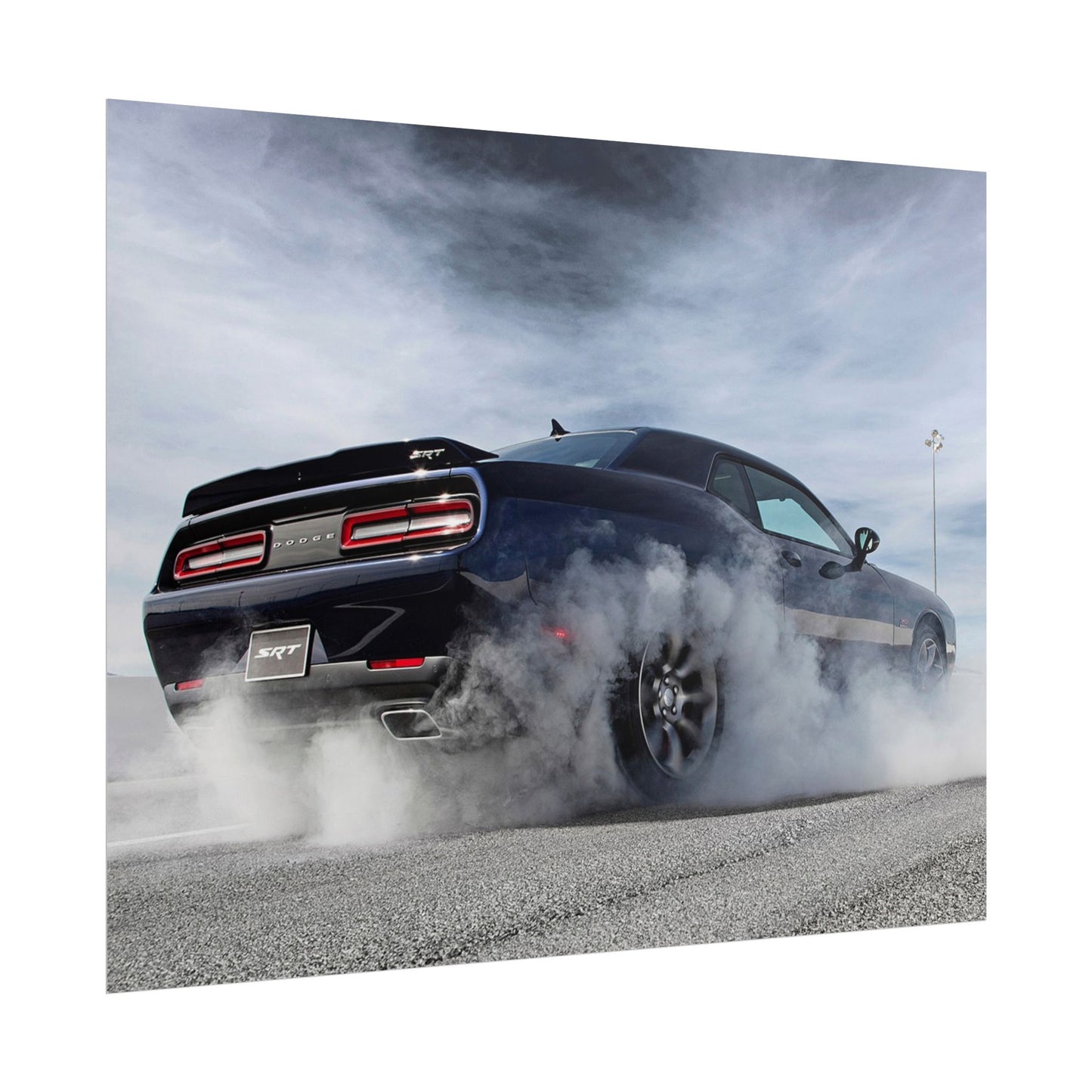 DODGE HELLCAT BURNOUT POSTER