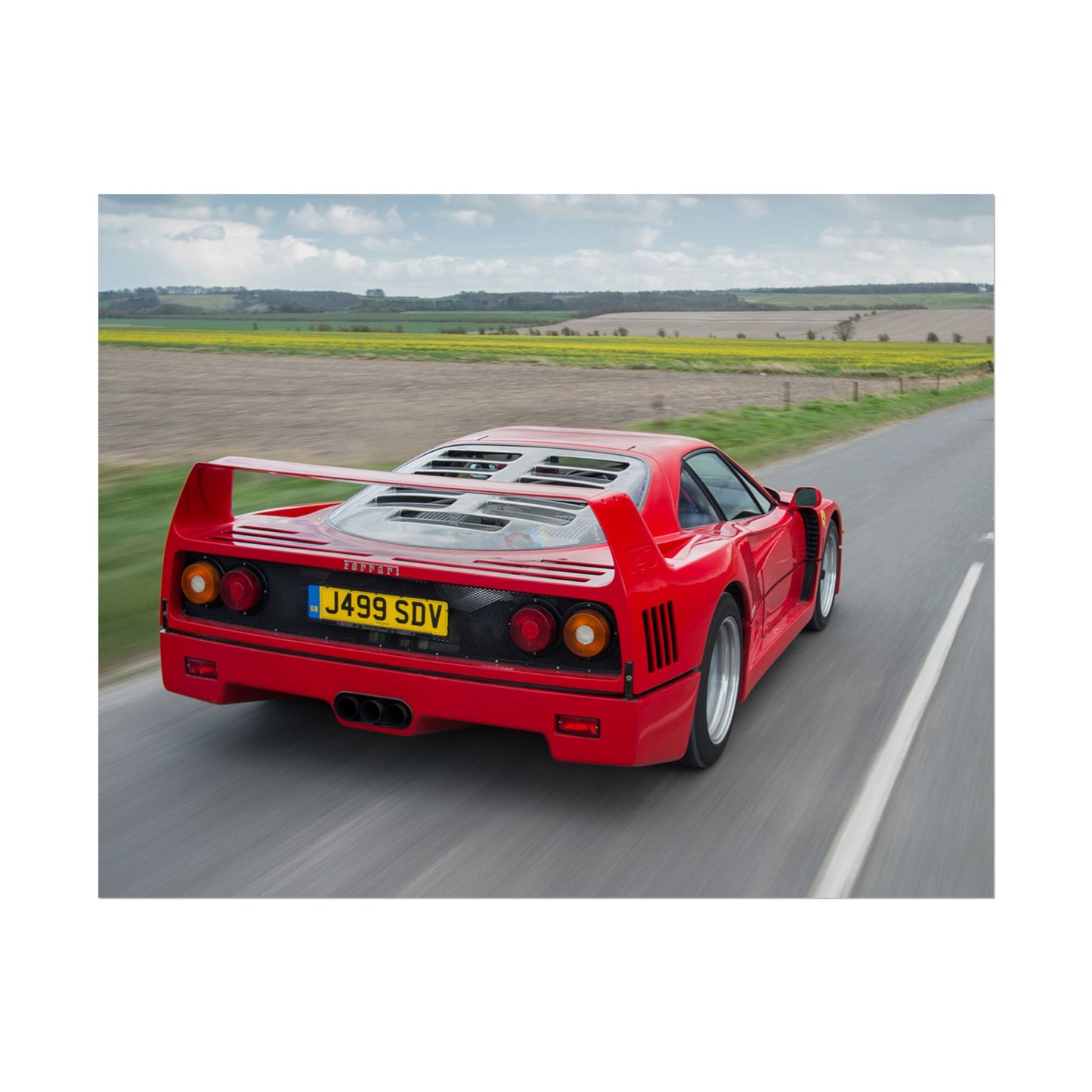 FERRARI F40 POSTER