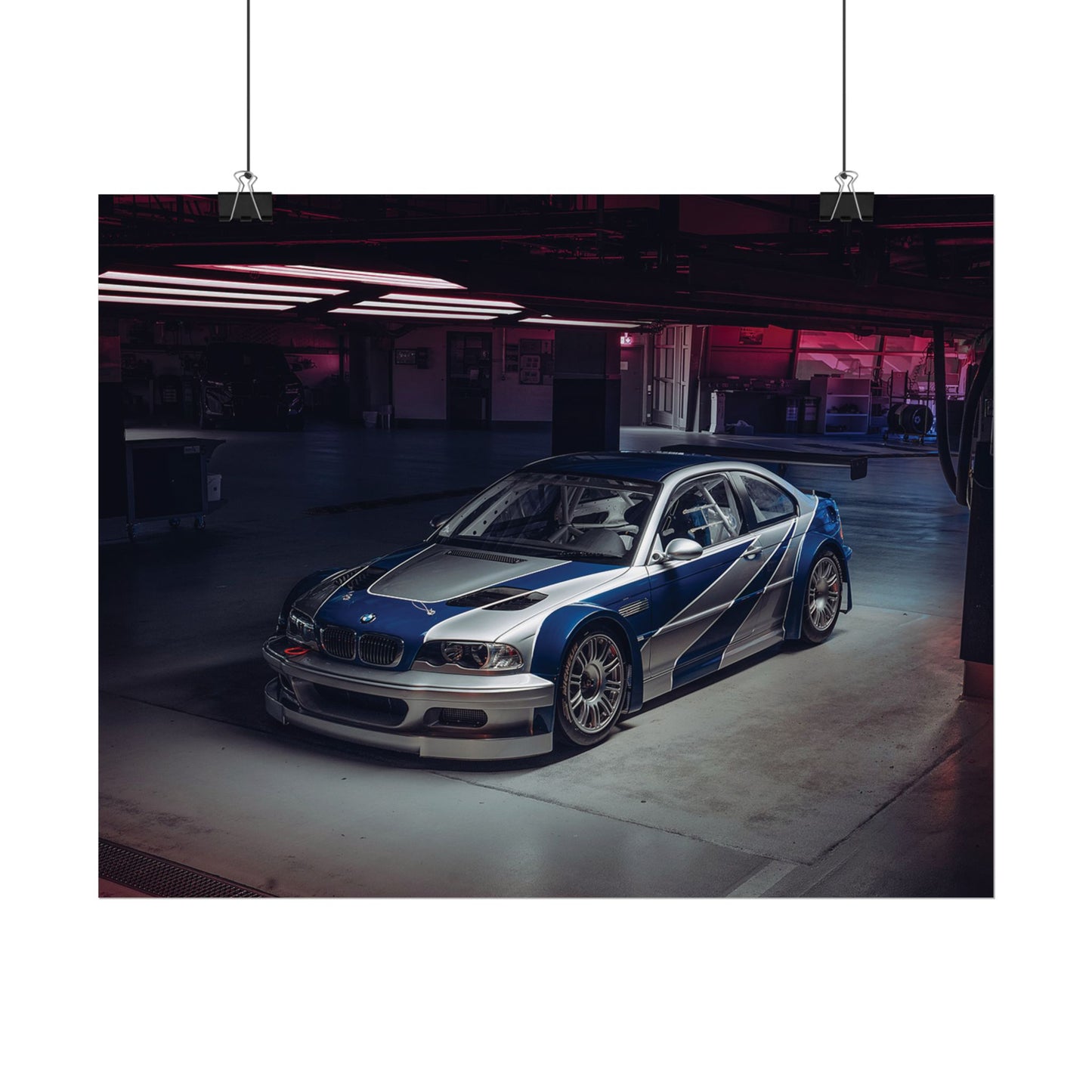 BMW M3 GTR NEED FOR SPEED POSTER