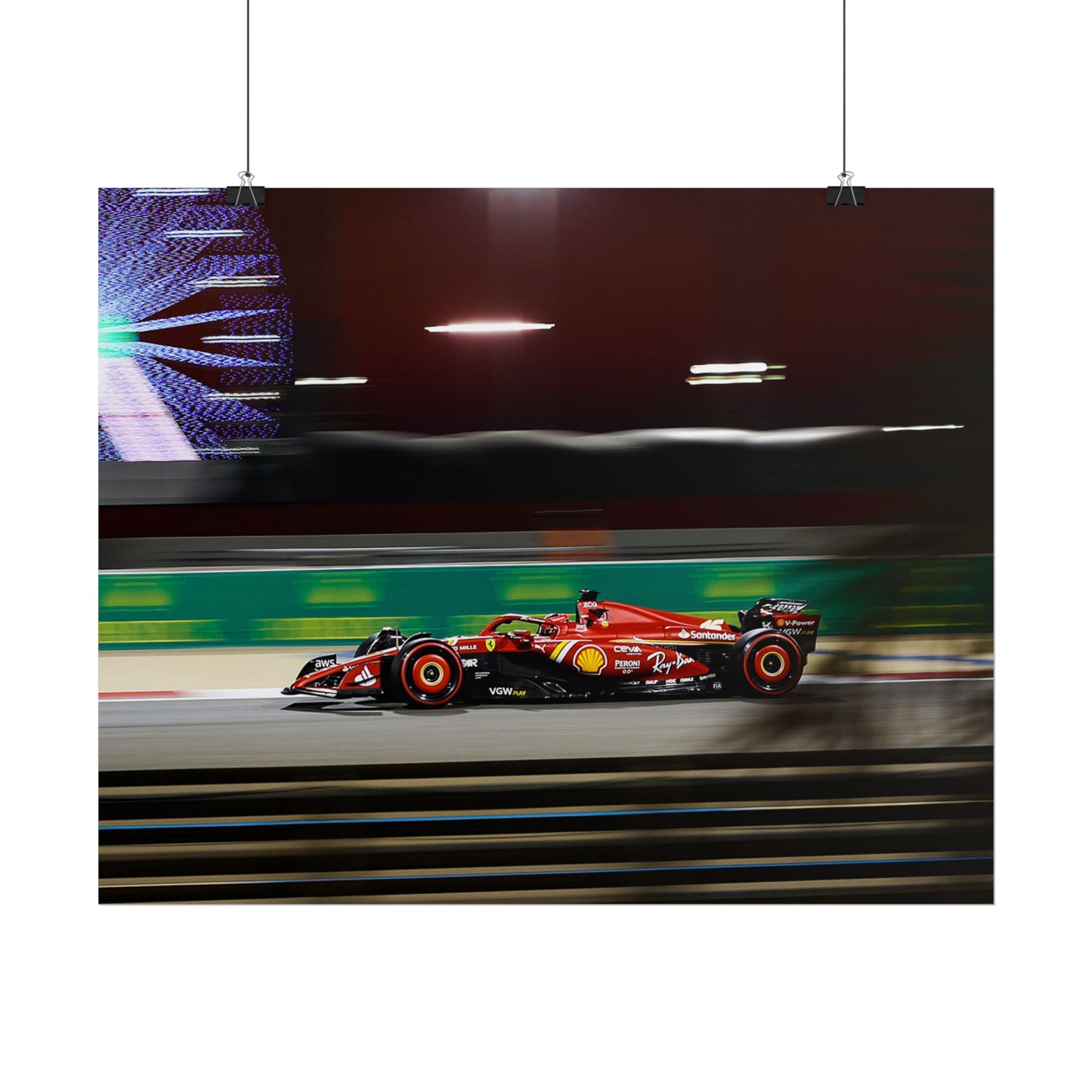 FERRARI F1 POSTER