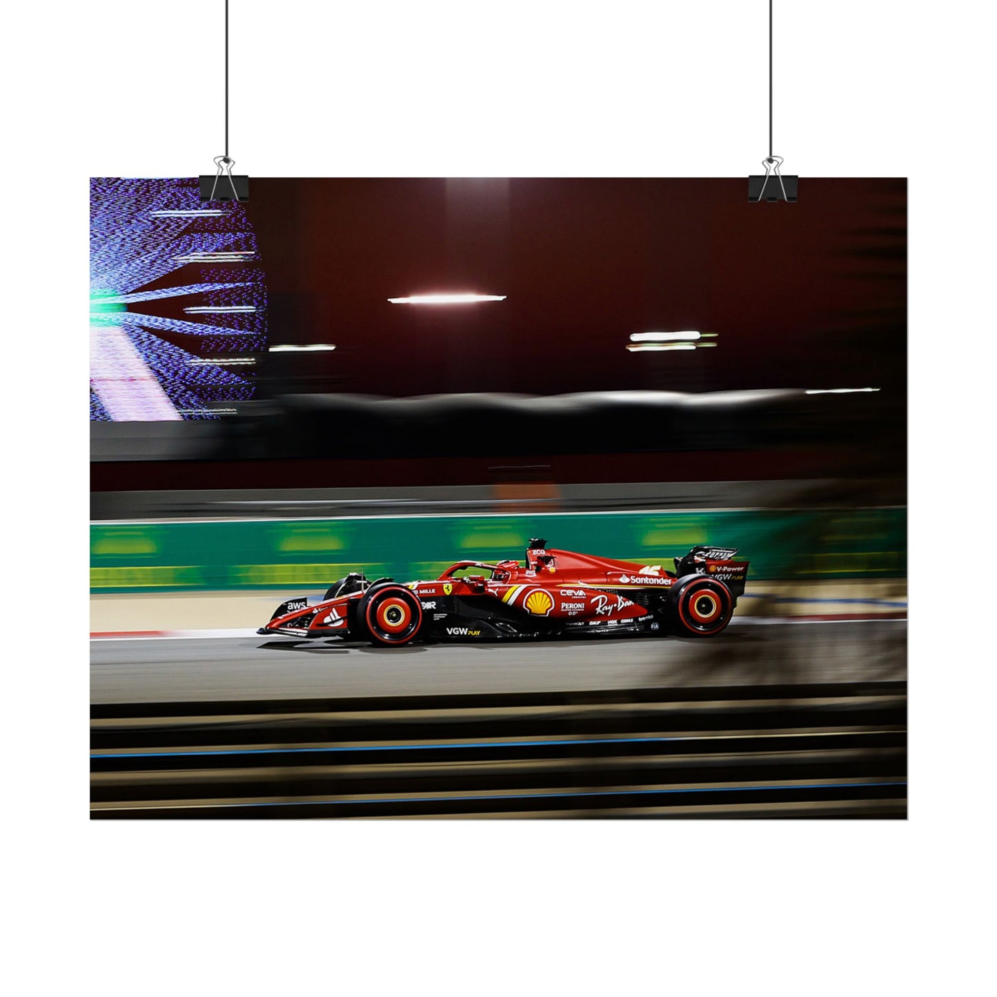 FERRARI F1 POSTER