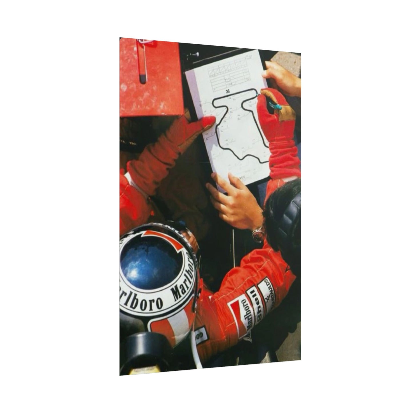 Ferrari F1 Strategy Poster
