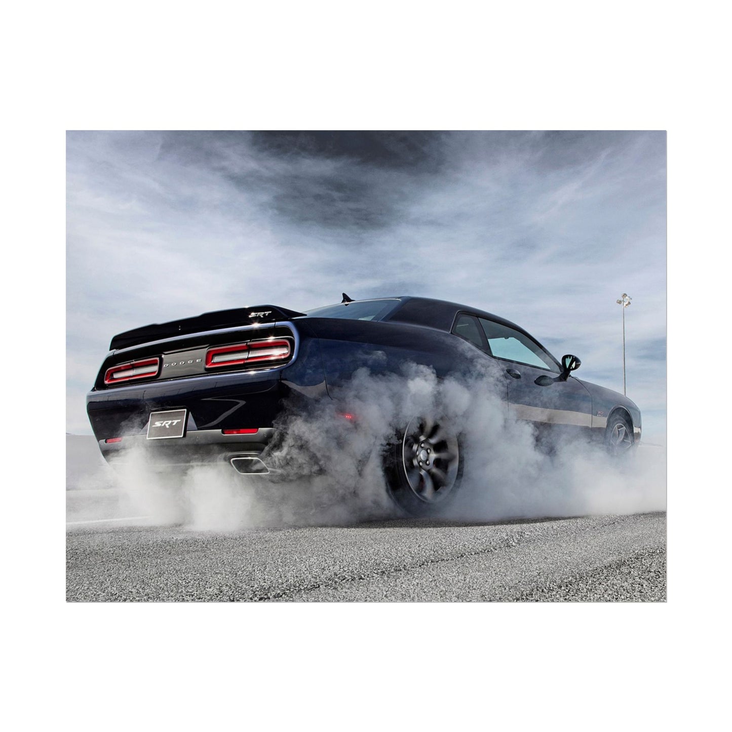 DODGE HELLCAT BURNOUT POSTER