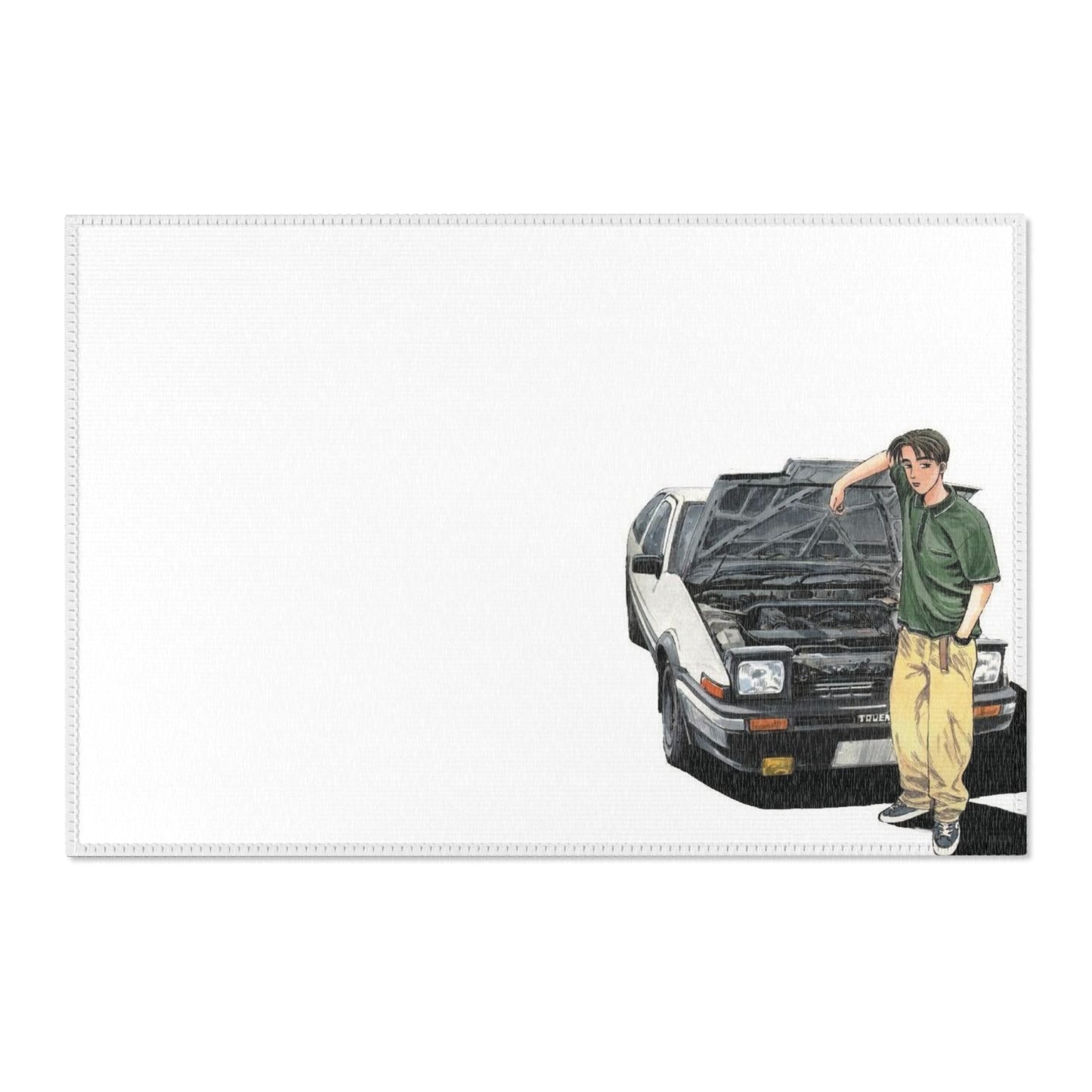 Initial D AE86 Rug