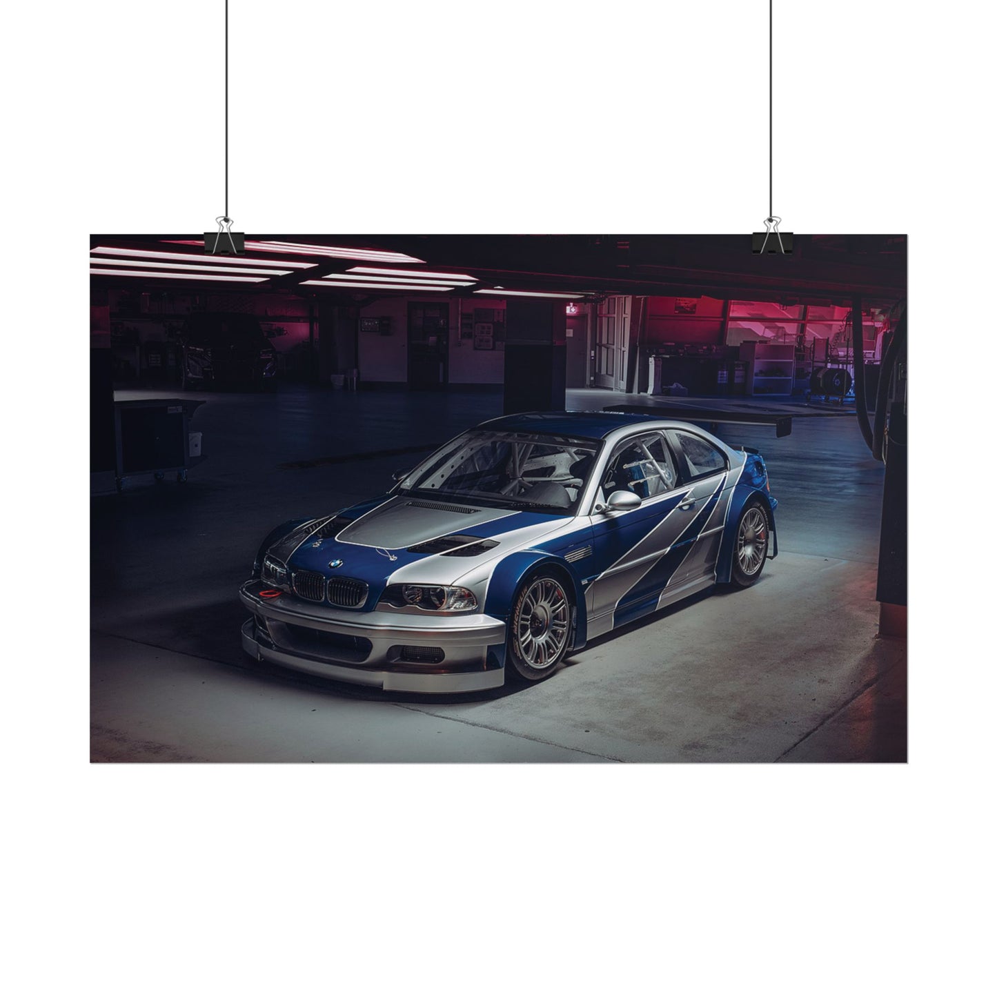 BMW M3 GTR NEED FOR SPEED POSTER