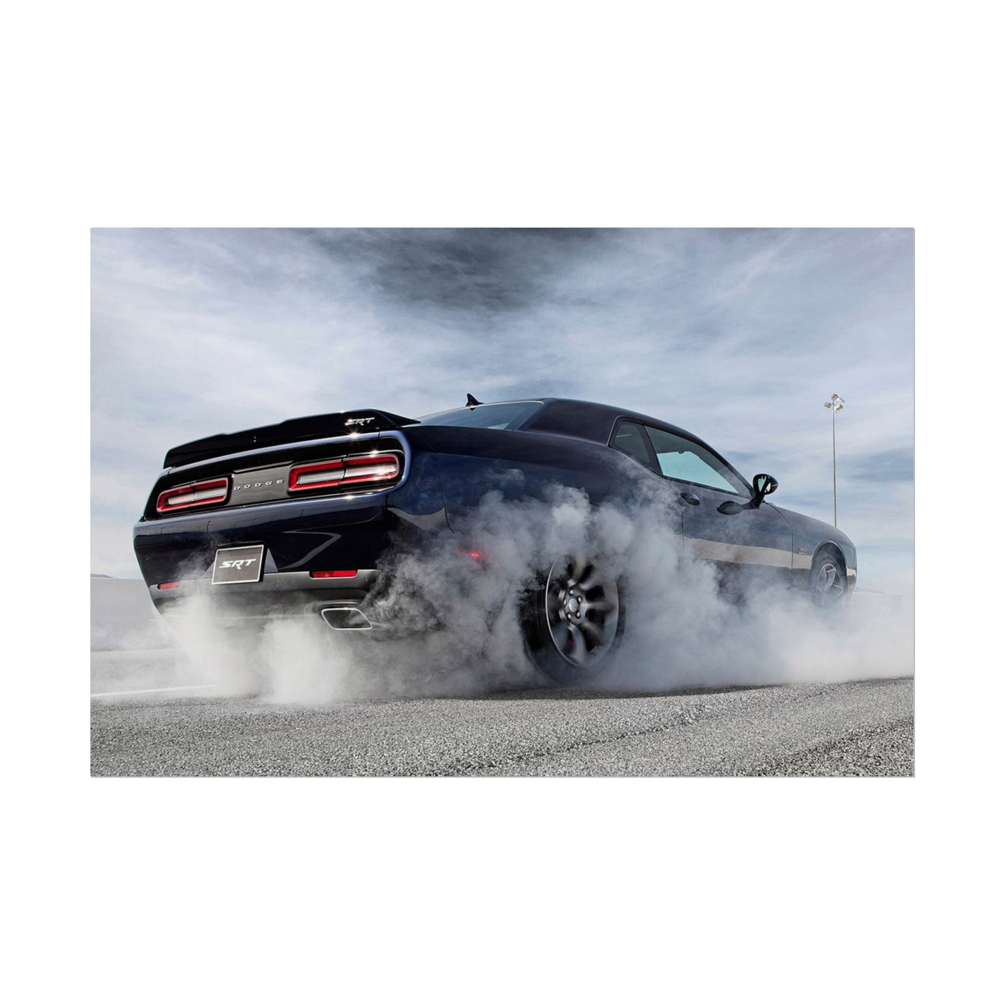 DODGE HELLCAT BURNOUT POSTER