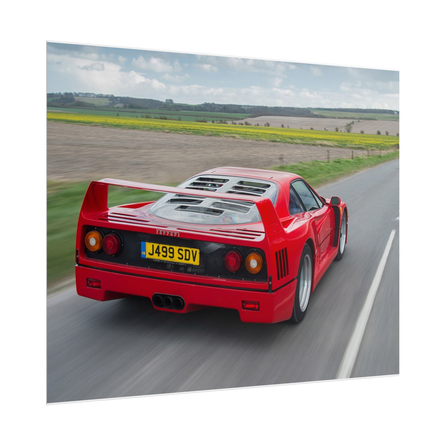 FERRARI F40 POSTER