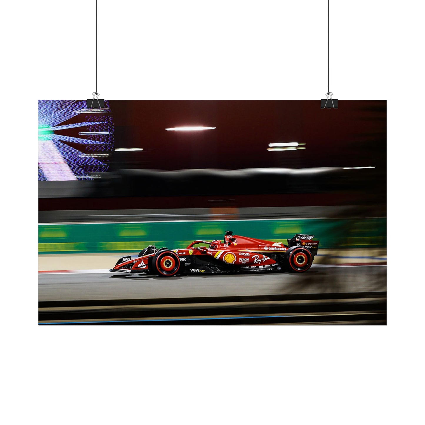 FERRARI F1 POSTER