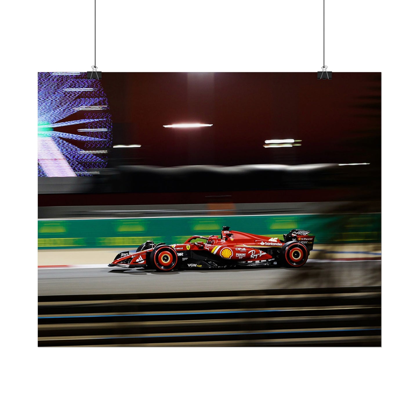 FERRARI F1 POSTER