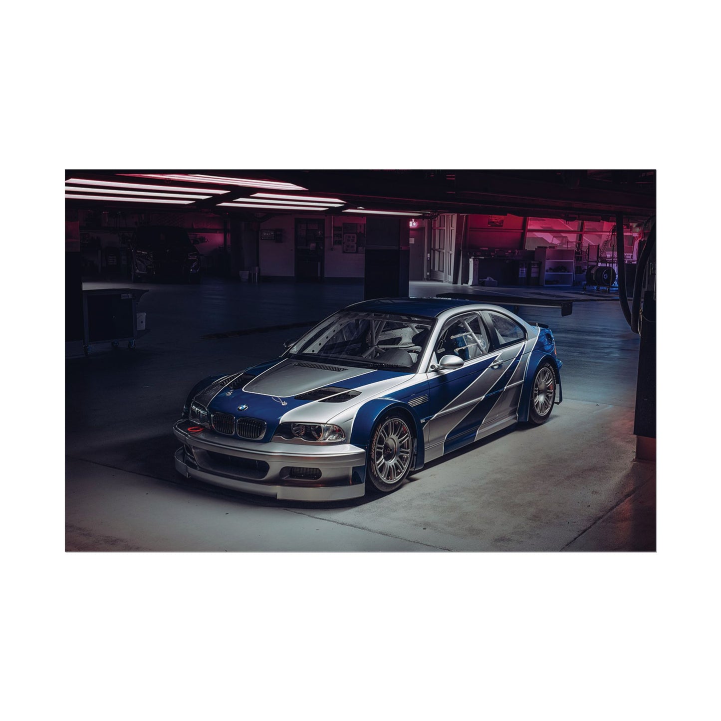 BMW M3 GTR NEED FOR SPEED POSTER
