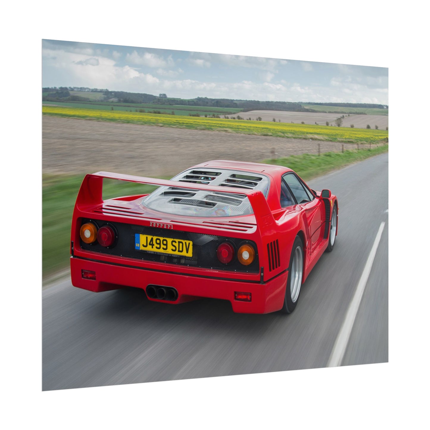 FERRARI F40 POSTER