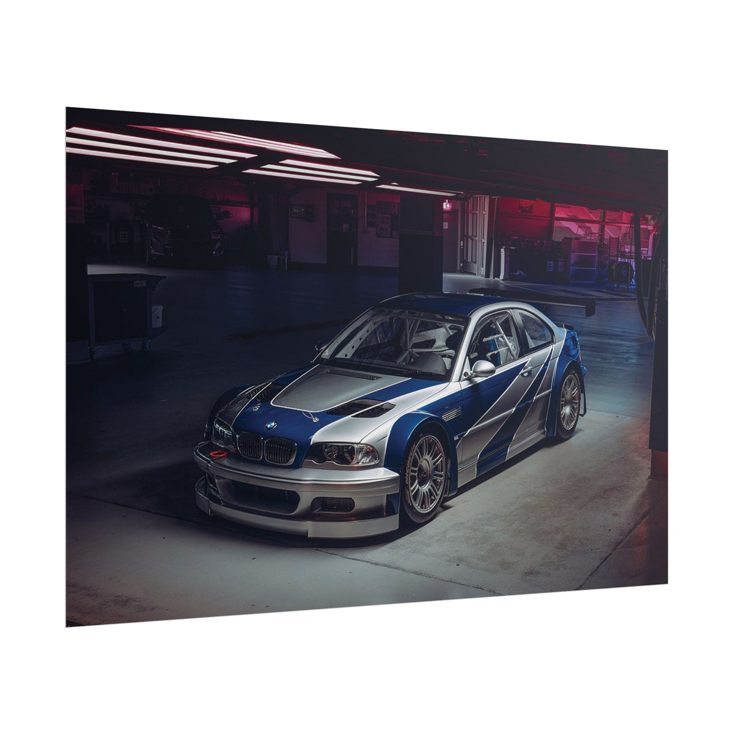 BMW M3 GTR NEED FOR SPEED POSTER