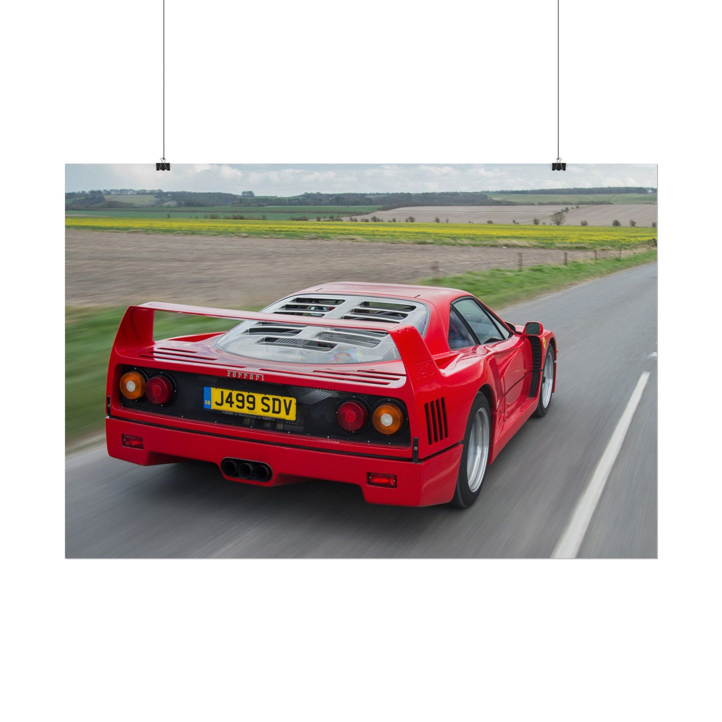 FERRARI F40 POSTER