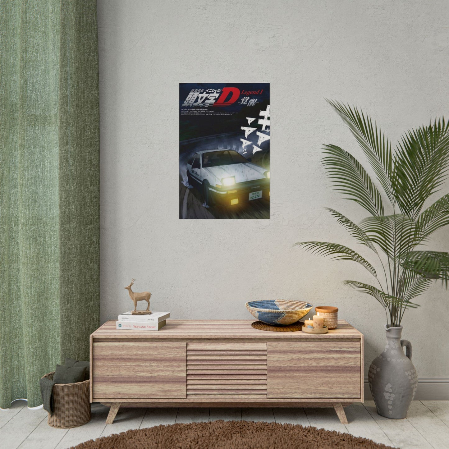 Initial D AE86 Trueno Poster