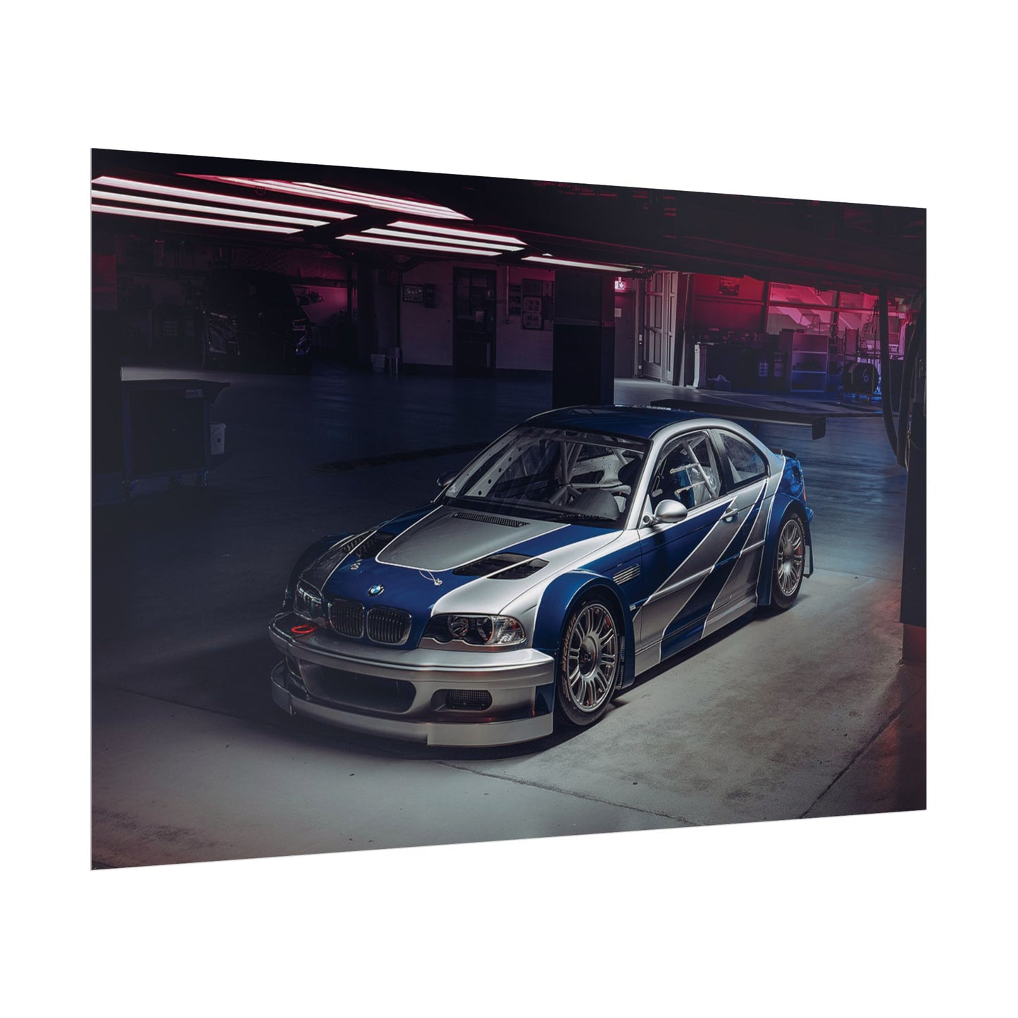 BMW M3 GTR NEED FOR SPEED POSTER
