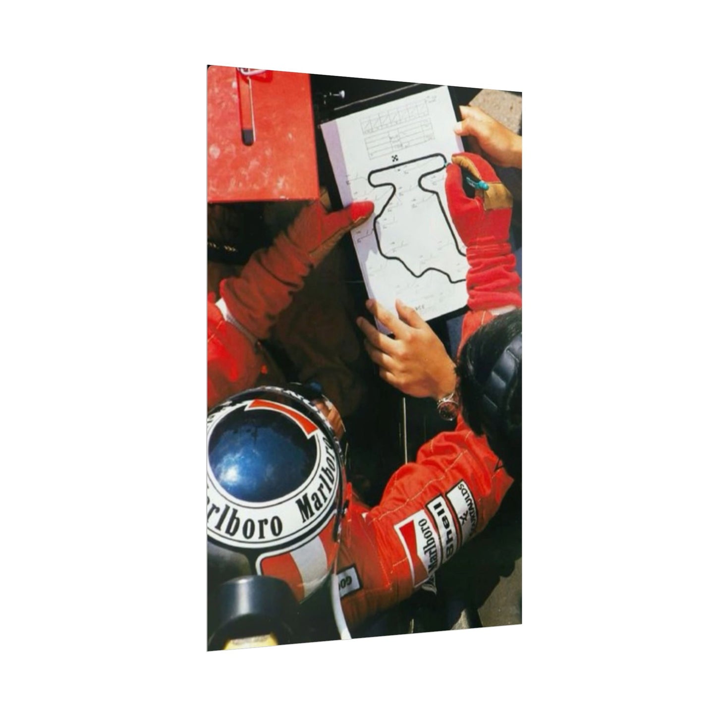 Ferrari F1 Strategy Poster