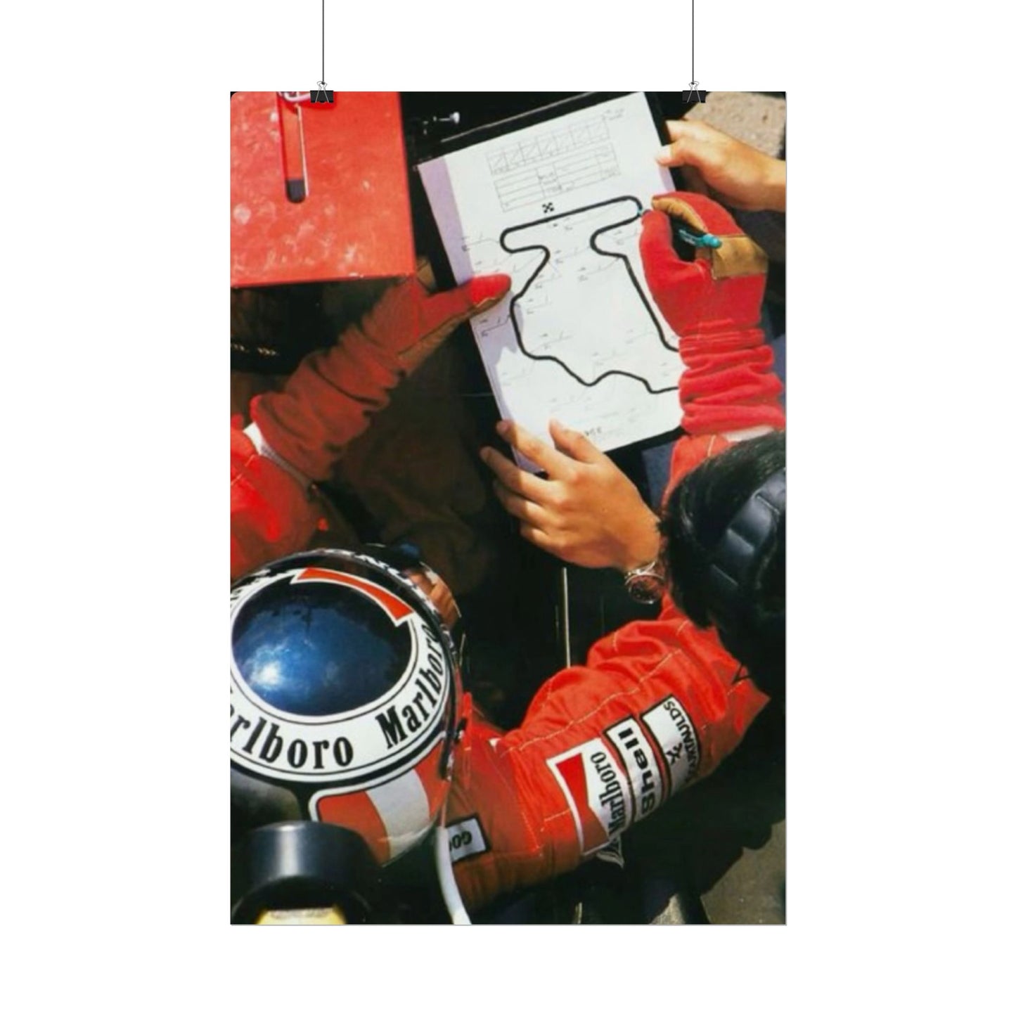 Ferrari F1 Strategy Poster