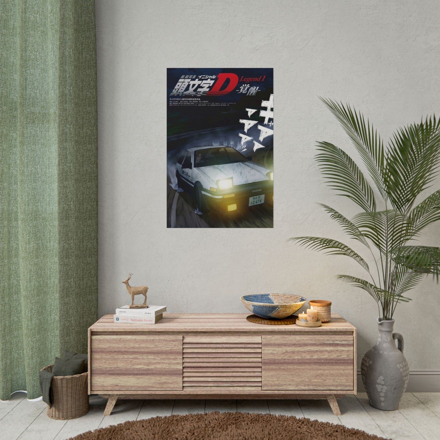 Initial D AE86 Trueno Poster