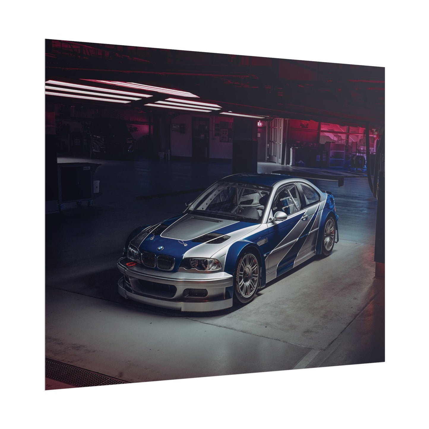 BMW M3 GTR NEED FOR SPEED POSTER