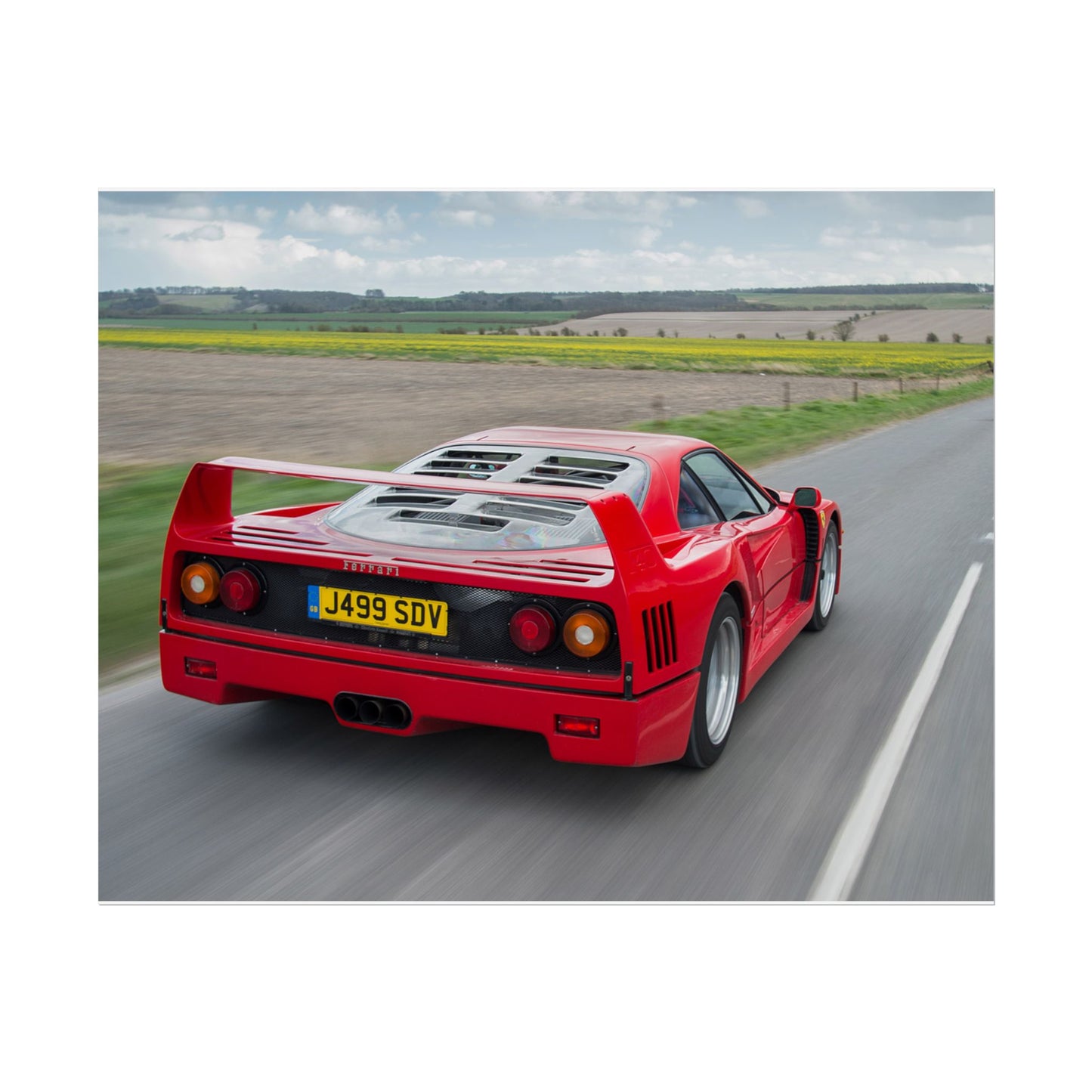 FERRARI F40 POSTER