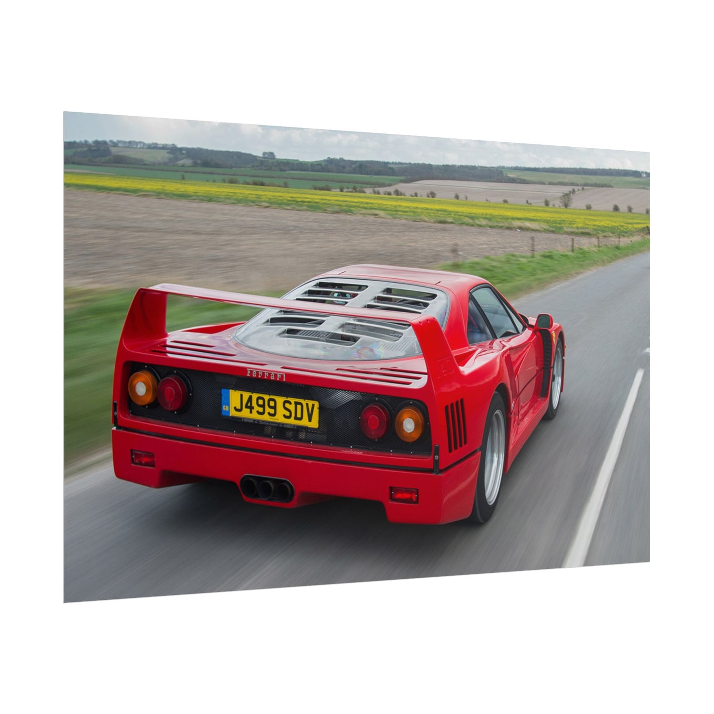 FERRARI F40 POSTER