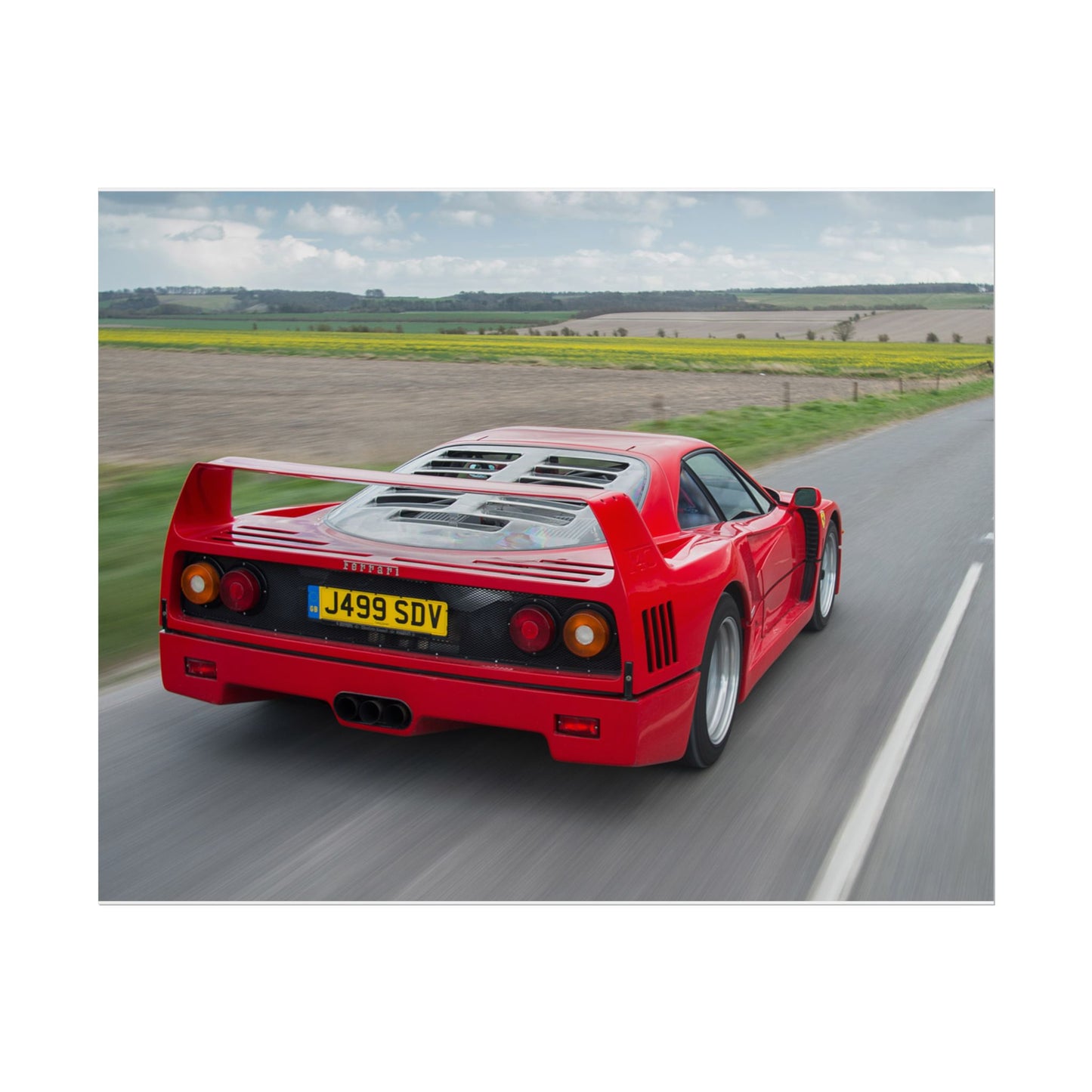 FERRARI F40 POSTER