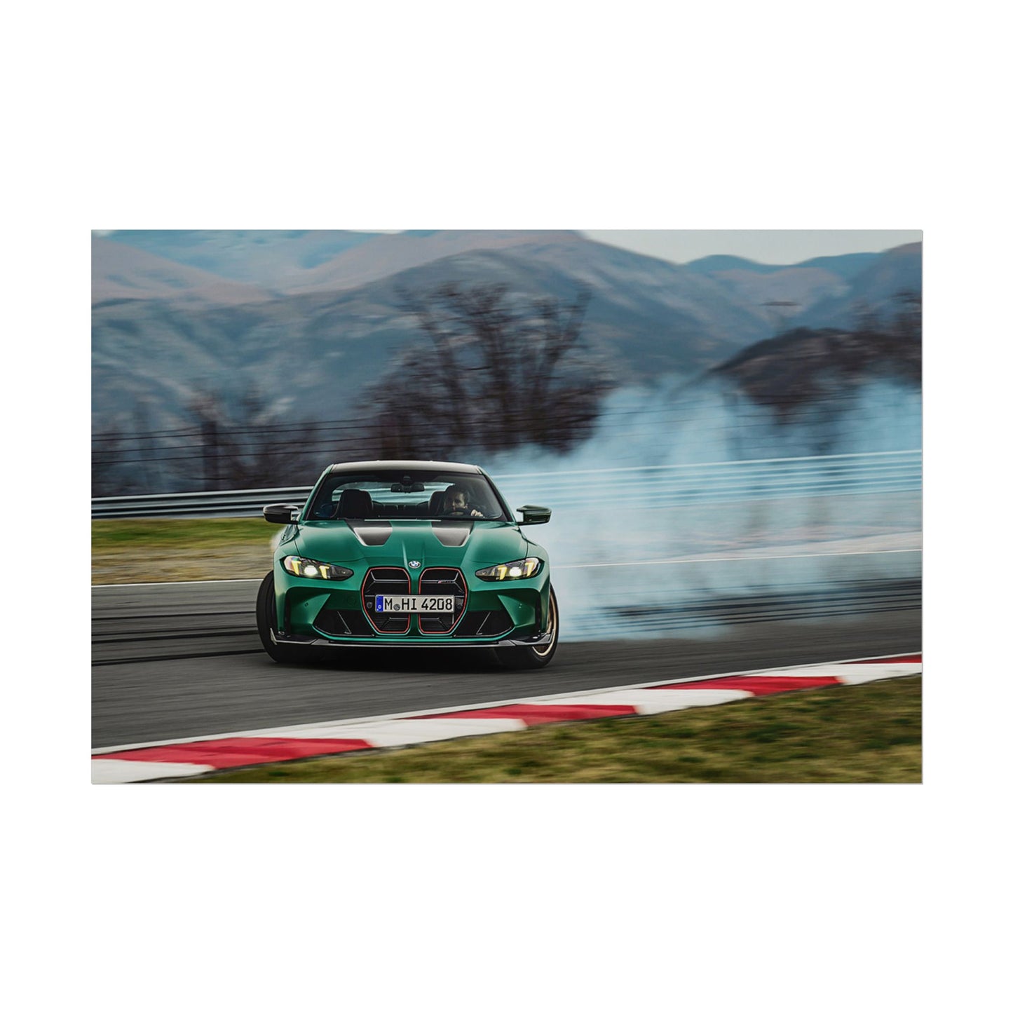BMW M4 CS DRIFTING POSTER