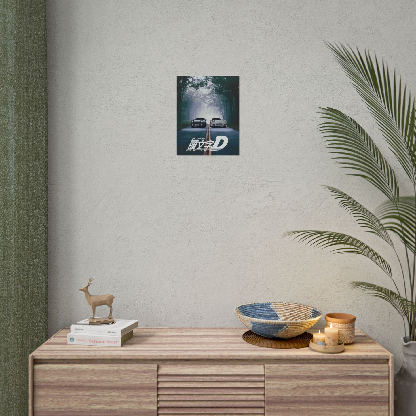 Initial D Poster – Takumi’s AE86 & Ryosuke’s RX-7