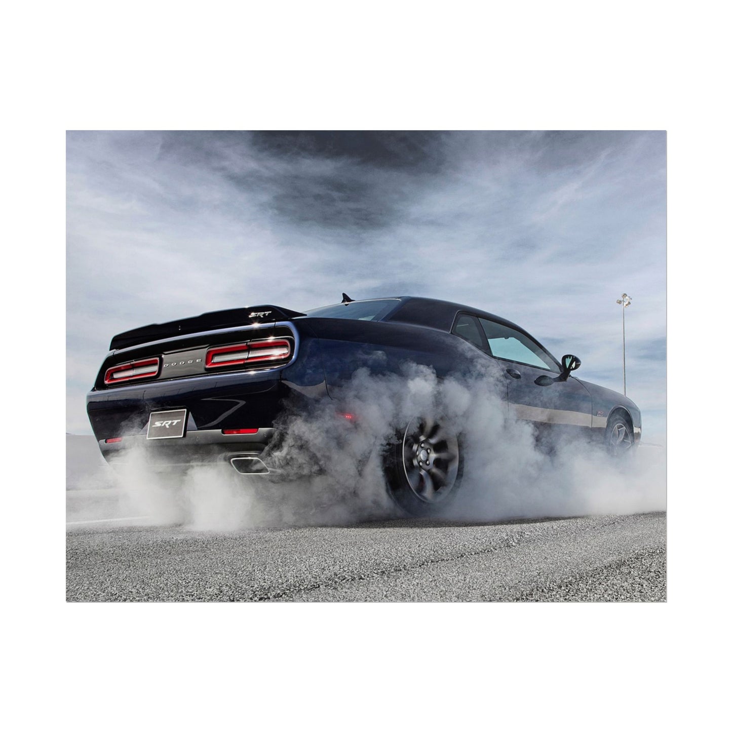 DODGE HELLCAT BURNOUT POSTER