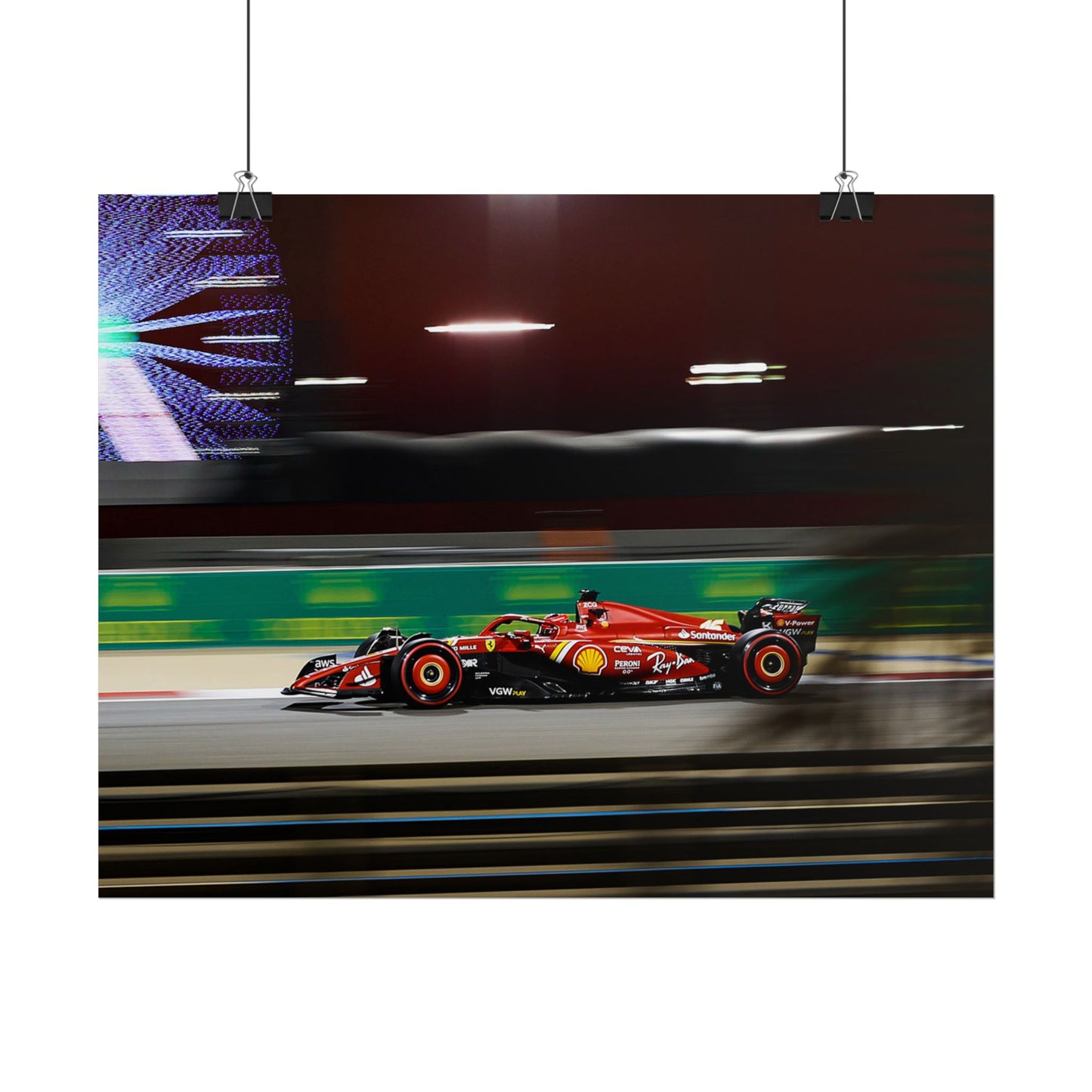 FERRARI F1 POSTER