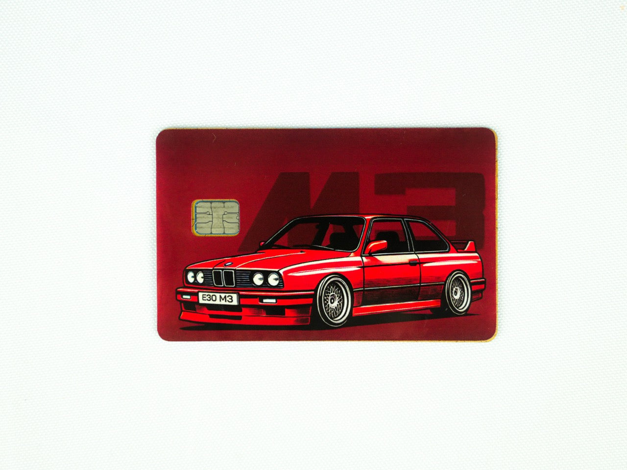 BMW E30 Credit Card Skin