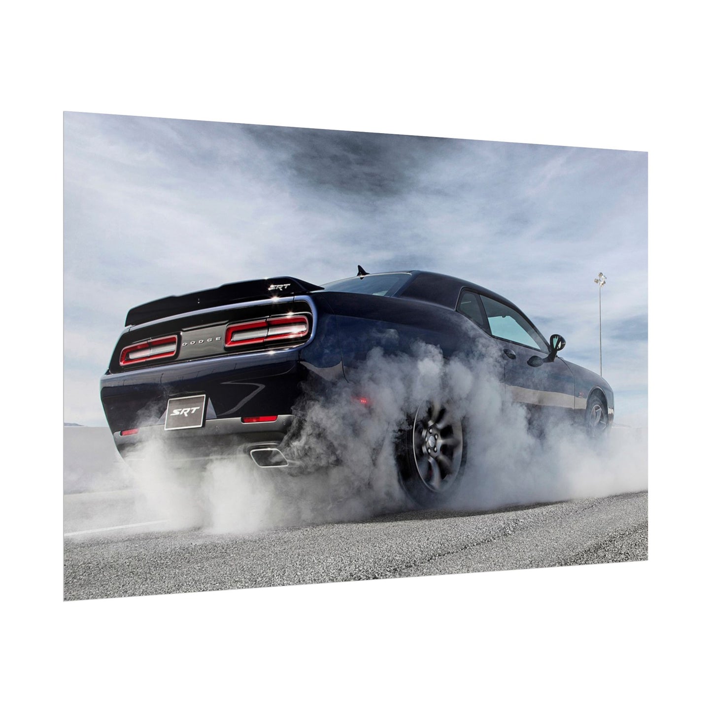 DODGE HELLCAT BURNOUT POSTER