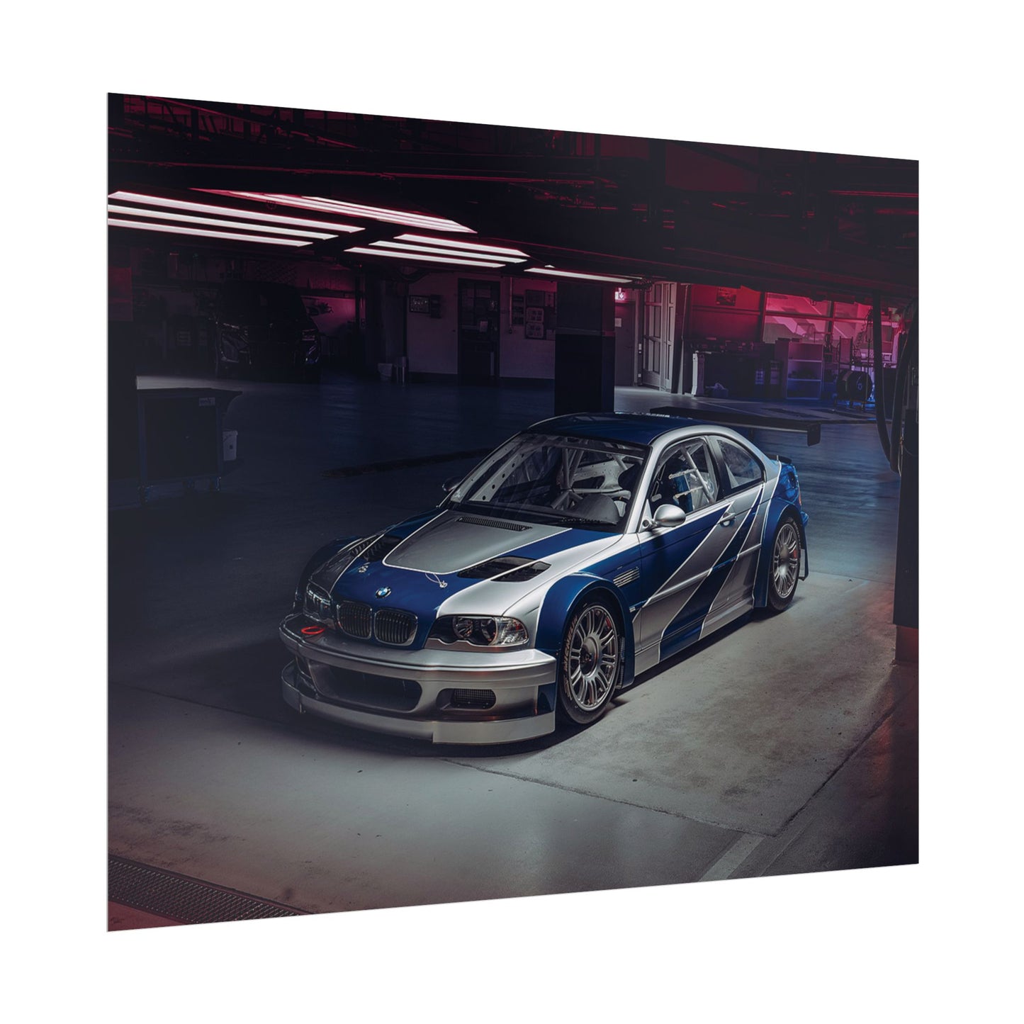 BMW M3 GTR NEED FOR SPEED POSTER