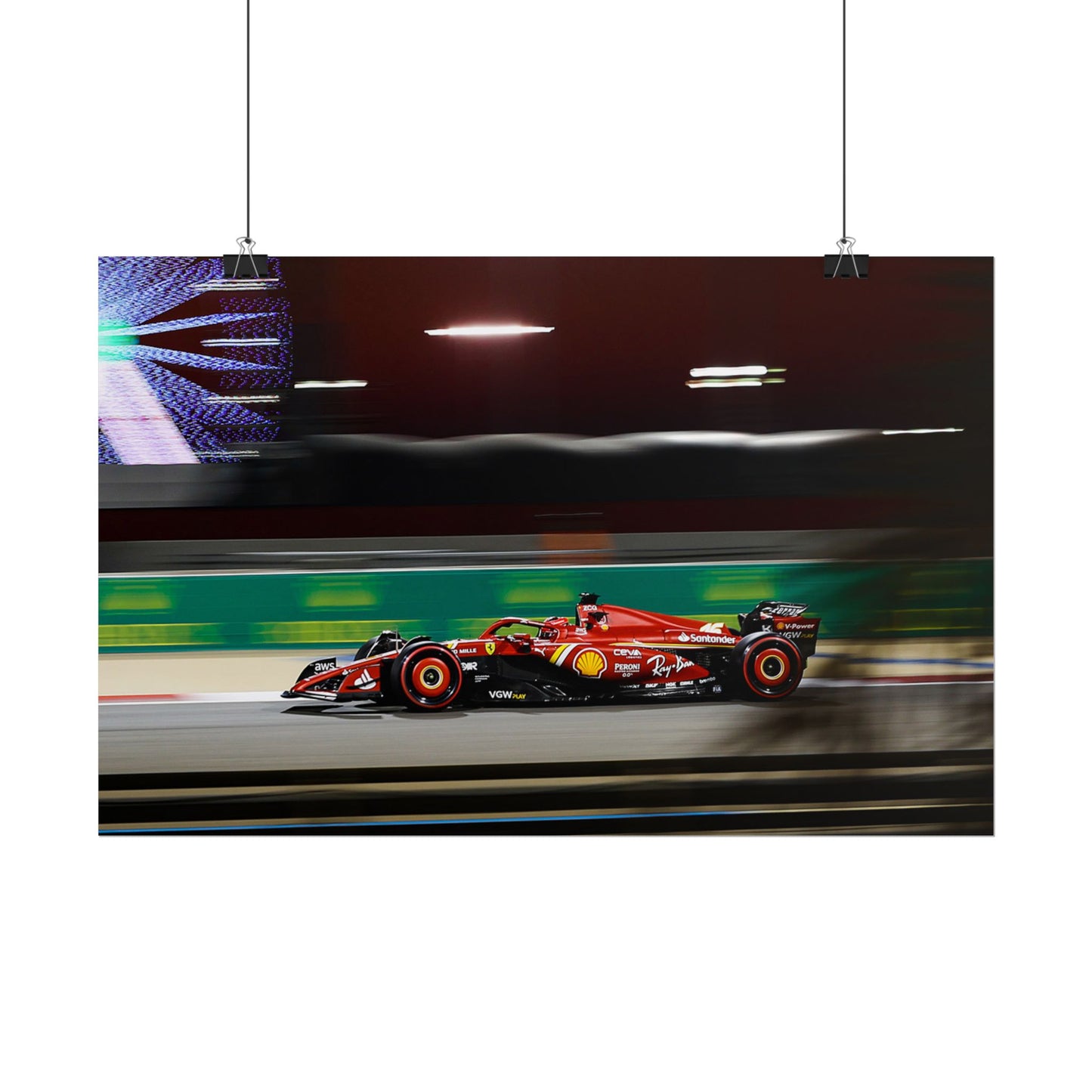 FERRARI F1 POSTER