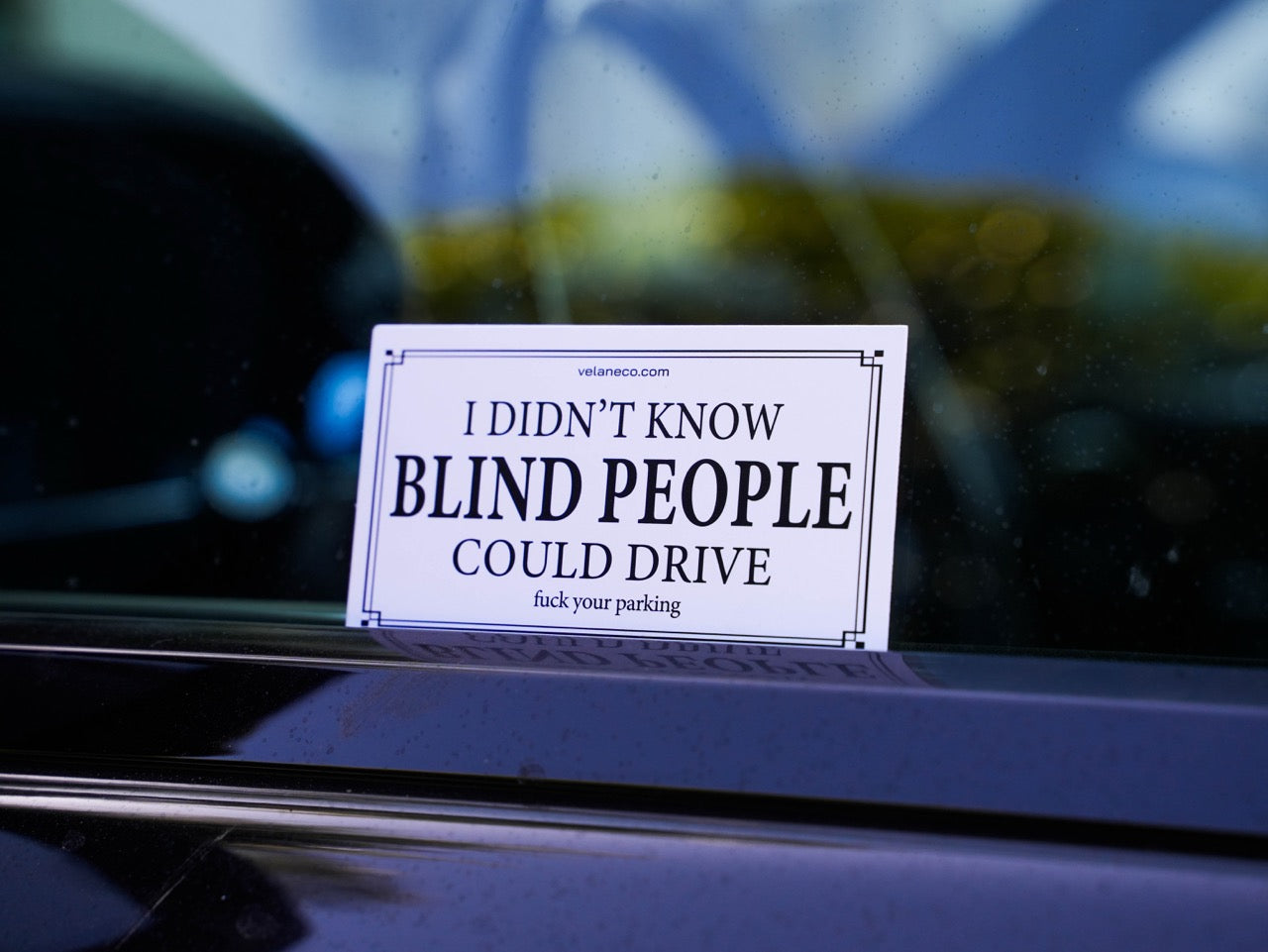 Set of 25 "I Didn't Know Blind People Could Drive" Cards