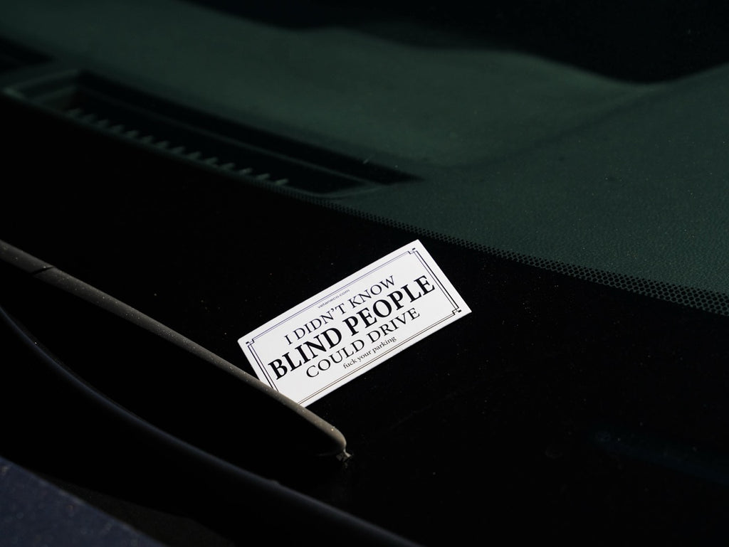 Set of 25 "I Didn't Know Blind People Could Drive" Cards