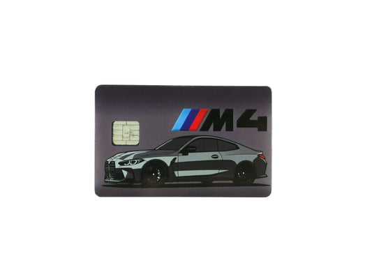 BMW M4 Credit Card Skin